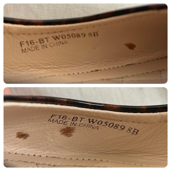 Cole Haan Tali Luxe Tortoise Patent leather Stacked Wedge Shoes - Picture 12 of 14